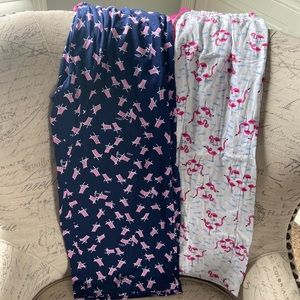 HUE sleep capri pajama bottoms